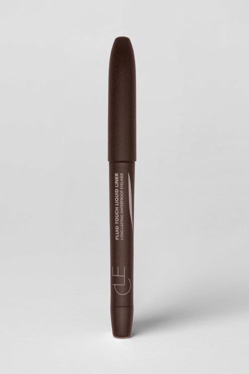 Cle Cosmetics Fluid Touch Liquid Liner In Dark Brown