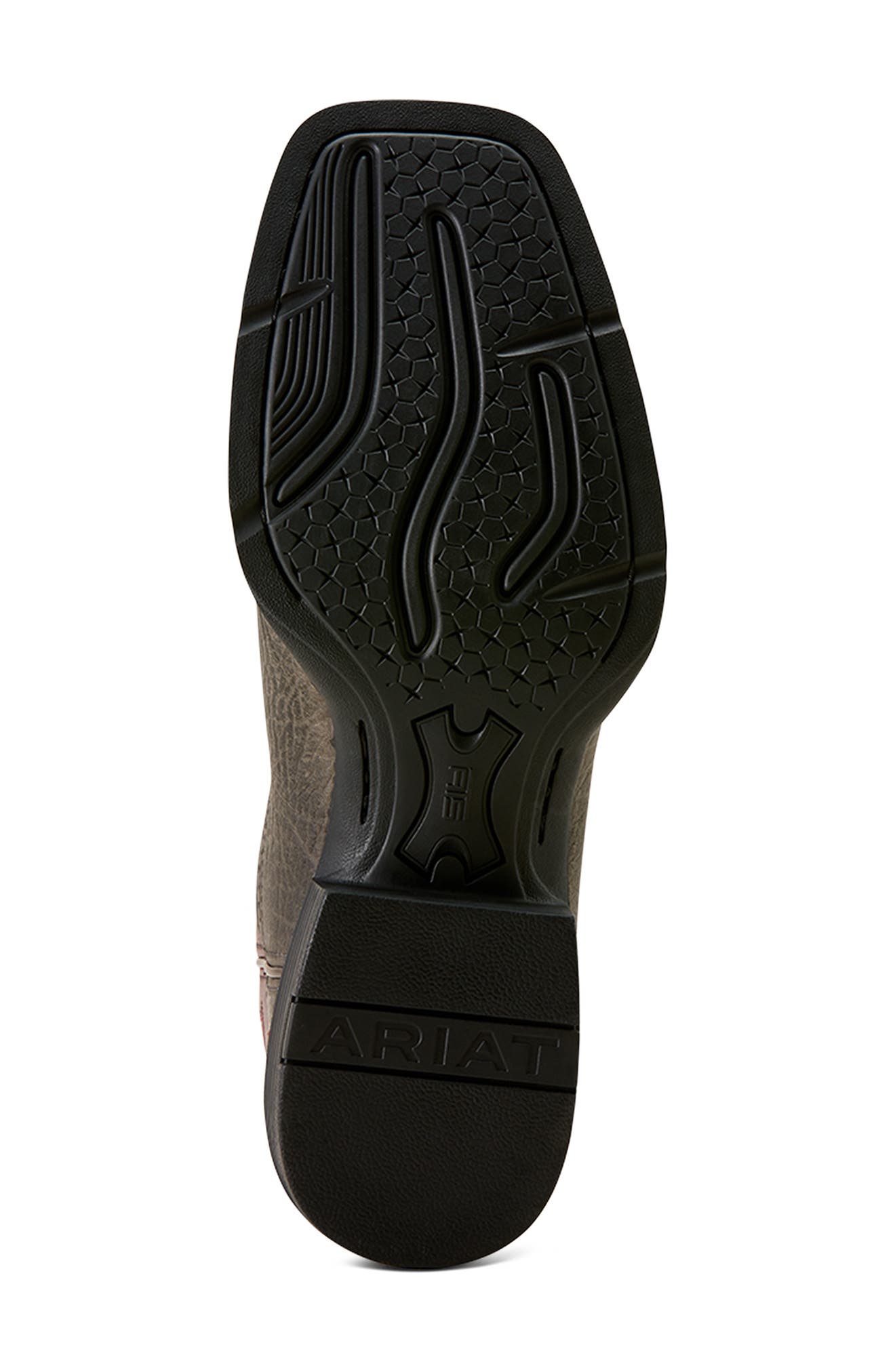 Sport Western Leather Boot, Alternate, color, GREY