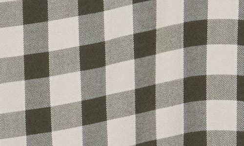Nordstrom Merino Wool Flannel Button-up Shirt In Black