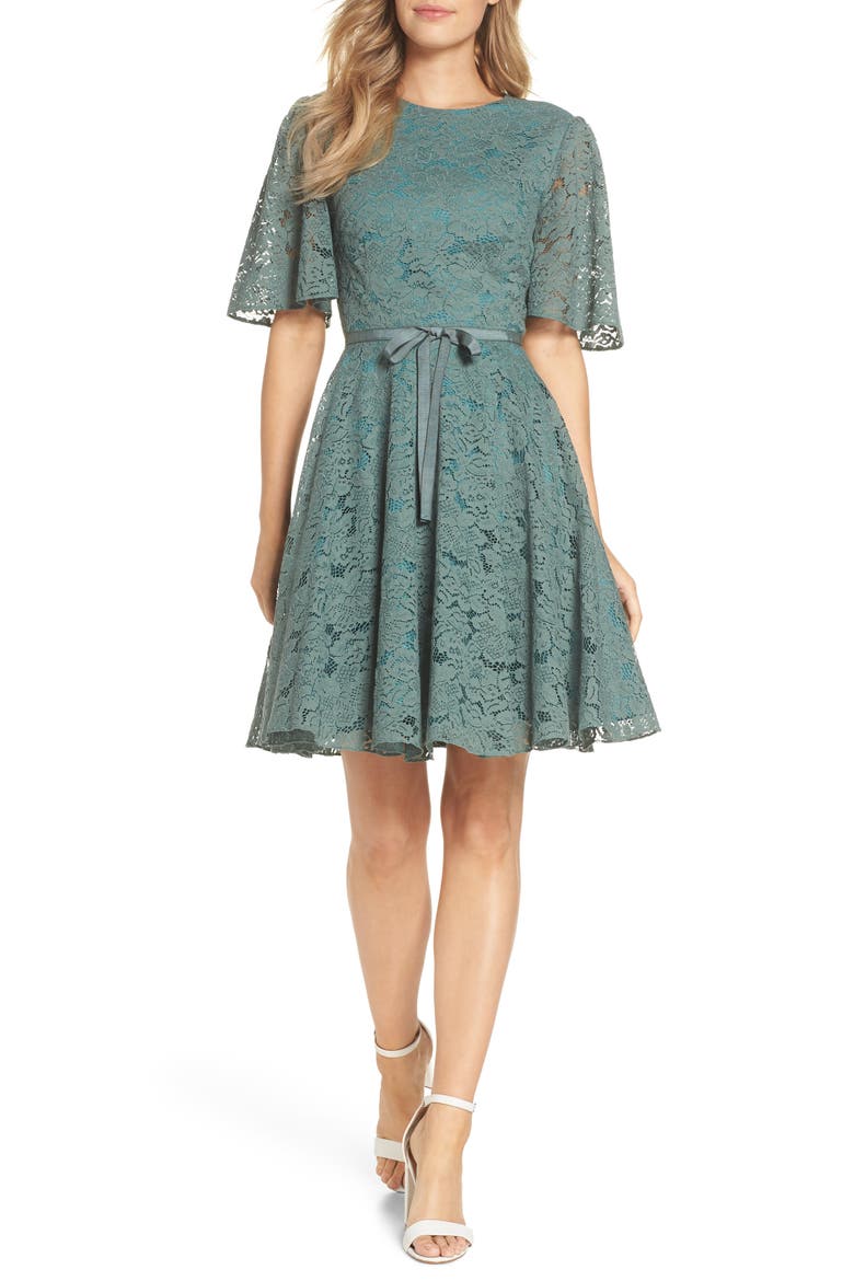 Harper Lace Fit & Flare Dress video