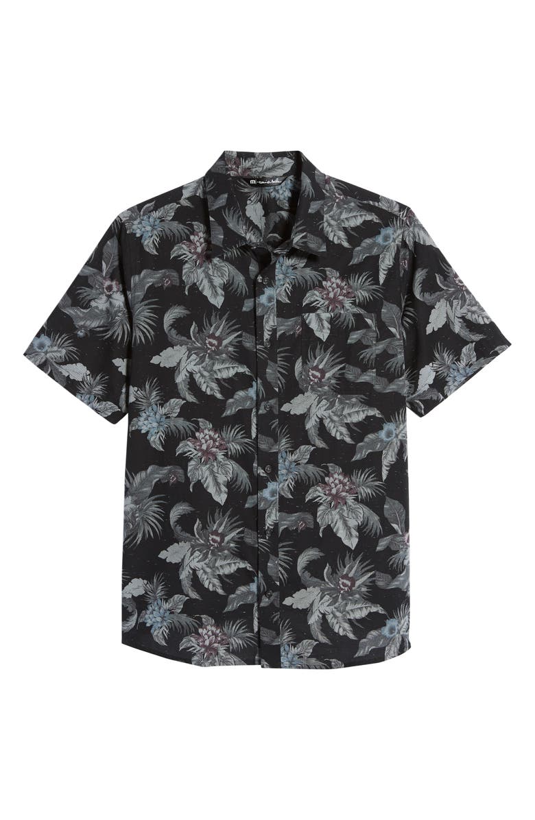 TravisMathew All Mine Regular Fit Floral Short Sleeve Button-Up Shirt, Alternate, color, 