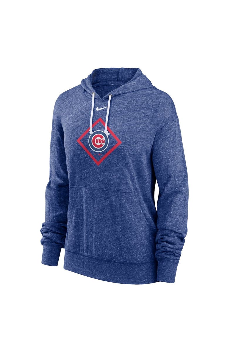 Nike Women's Nike Royal Chicago Cubs Diamond Icon Gym Vintage Lightweight Hooded Top, Alternate, color,