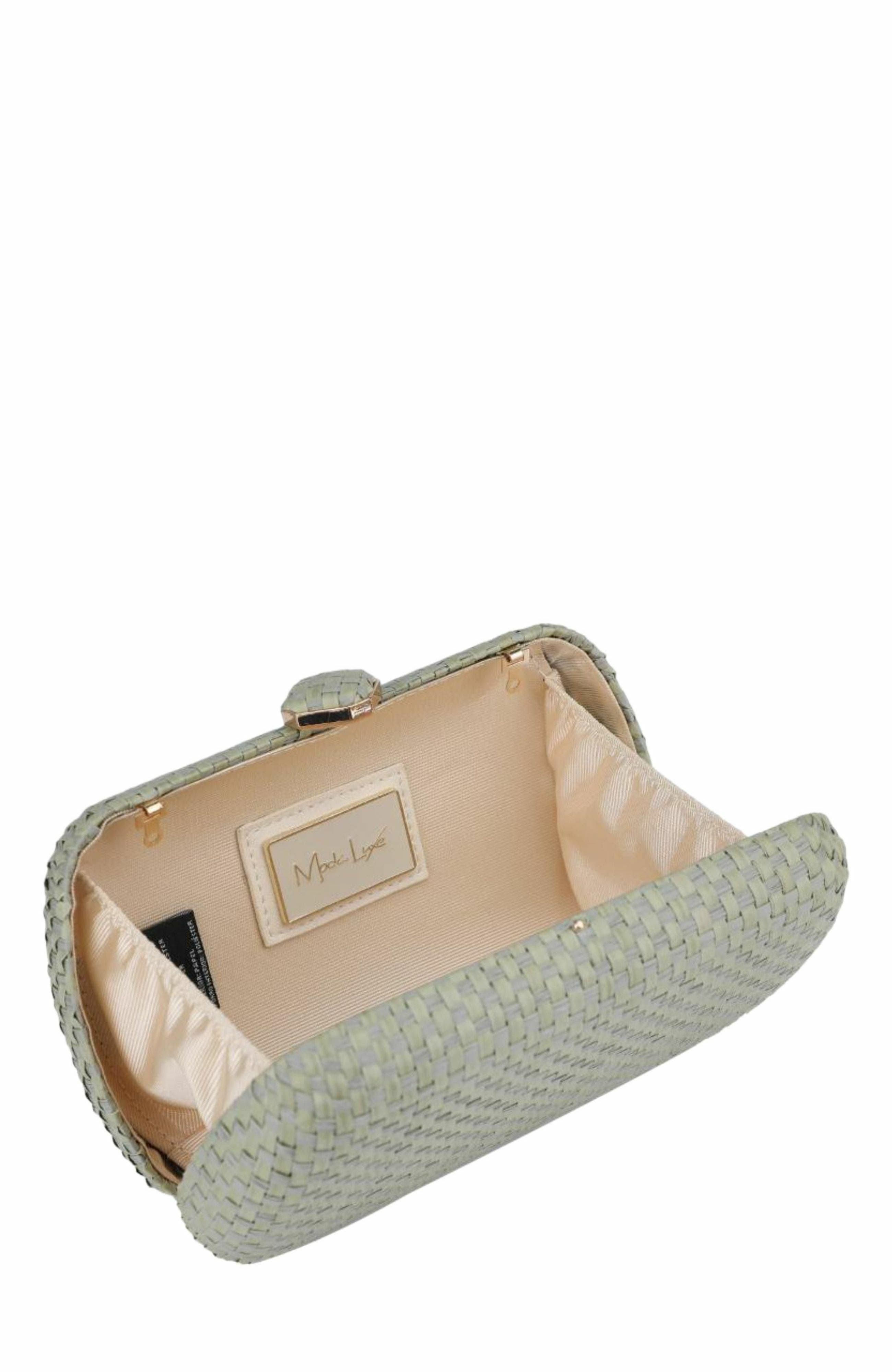 MODA LUXE Roxie Evening Bag, Alternate, color, Sage