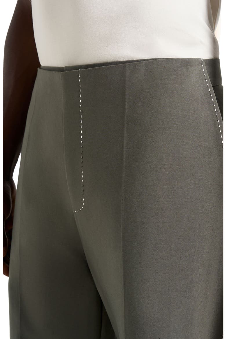 Henri Foldover Trousers, Alternate, color, Olive