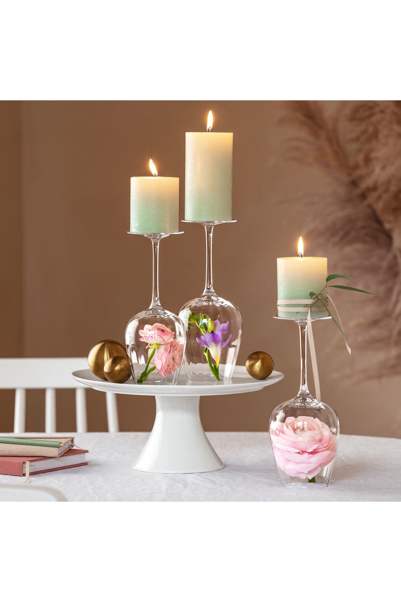For Me Footed Cake Plate, Alternate, color, White