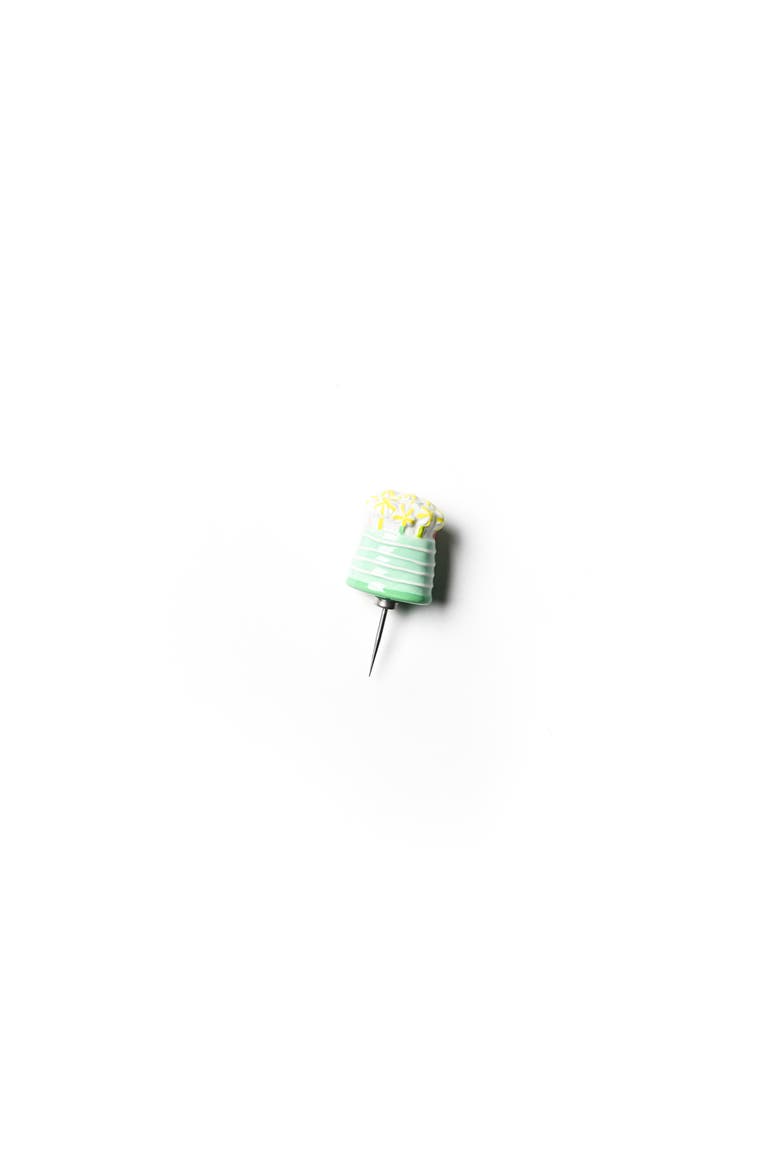 Sparkle Cake Party Pick, Alternate, color, Blue