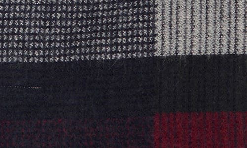 Save The Ocean Contrast Check Stripe Recycled Polyester & Silk Scarf