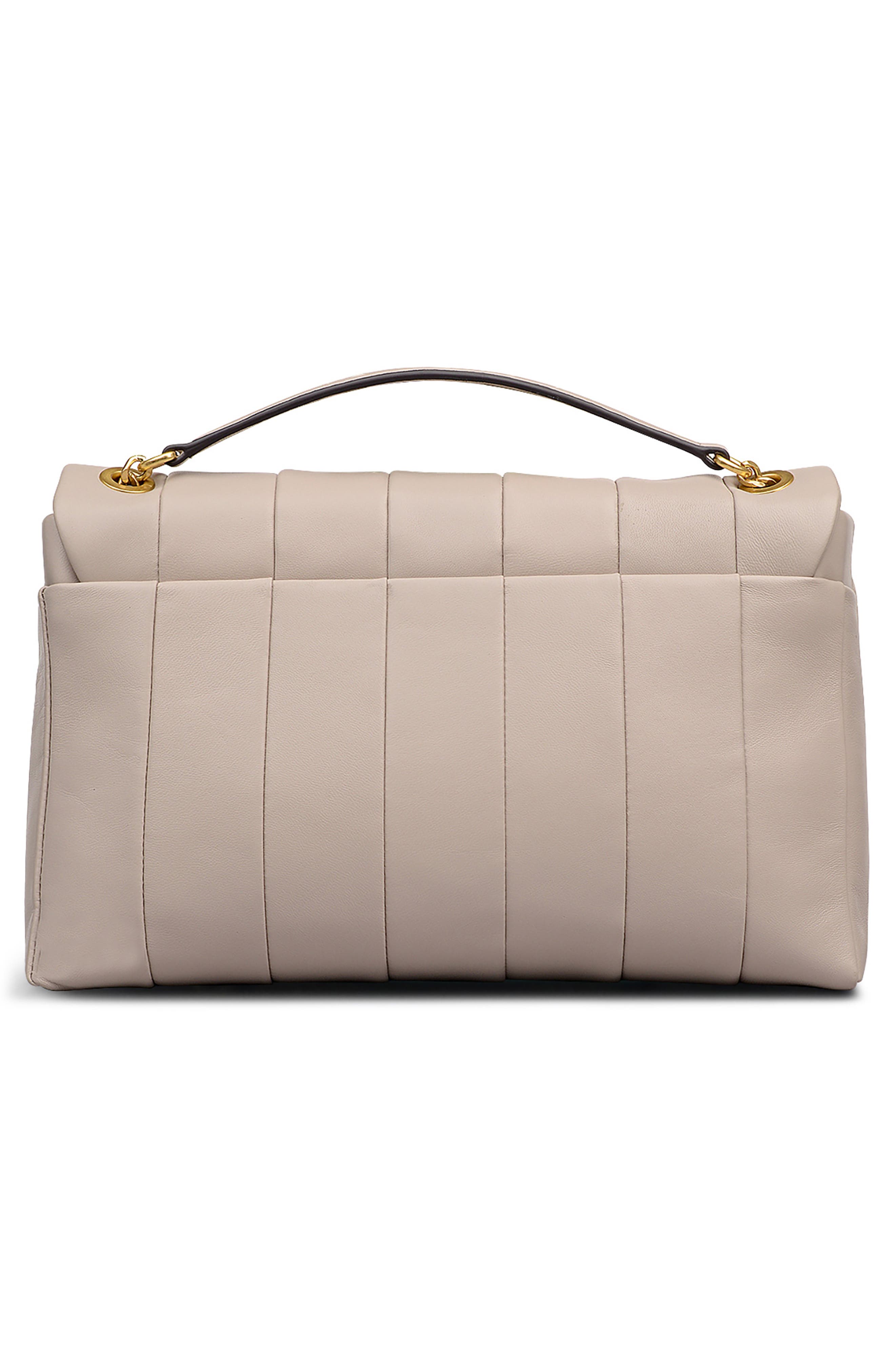 Radley Burton Way Quilted Flap Crossbody Bag, Alternate, color, Porcini