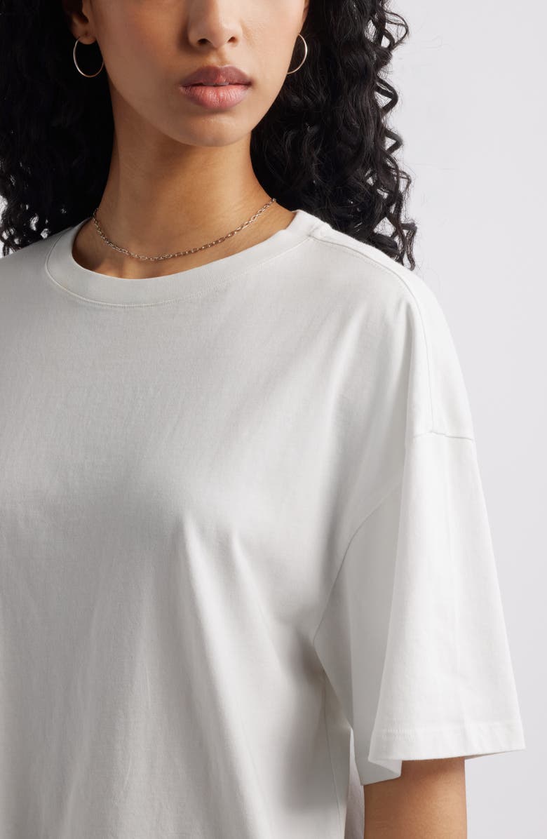 BP. Washed Oversize Cotton T-Shirt, Alternate, color, White Blanc