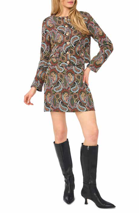 Paisley Collarless Jacket