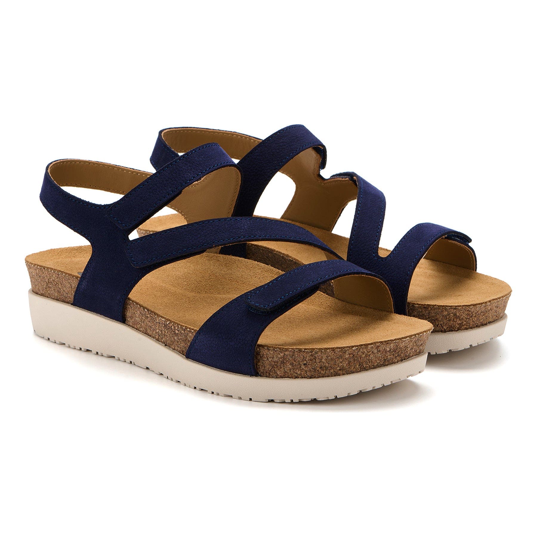 Algarve Strap Sandal, Alternate, color, Navy