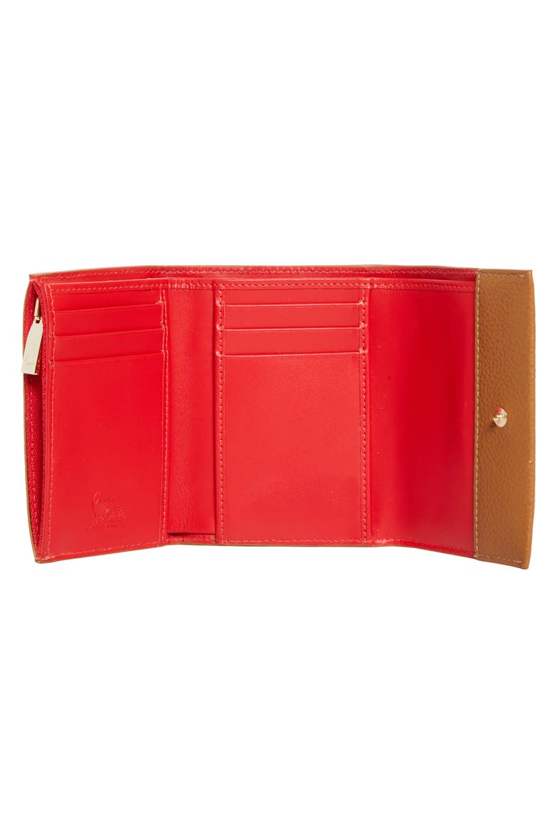 Mooncrest Compact Leather Trifold Wallet, Alternate, color, CUOIO