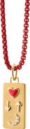 Monica Rich Kosann Sun, Moon & Stars 18k Gold Diamond & Enamel Pendant Necklace