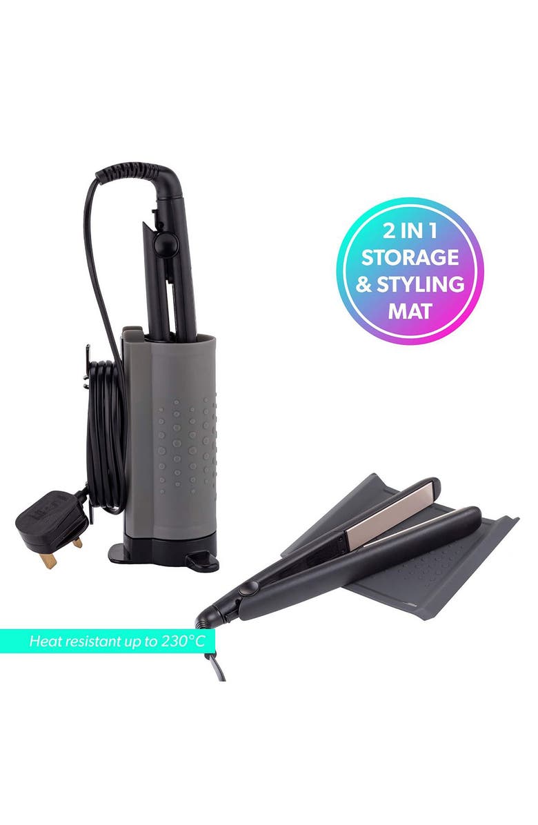 Minky Styling Pod, Alternate, color, Black/ Rose Gold