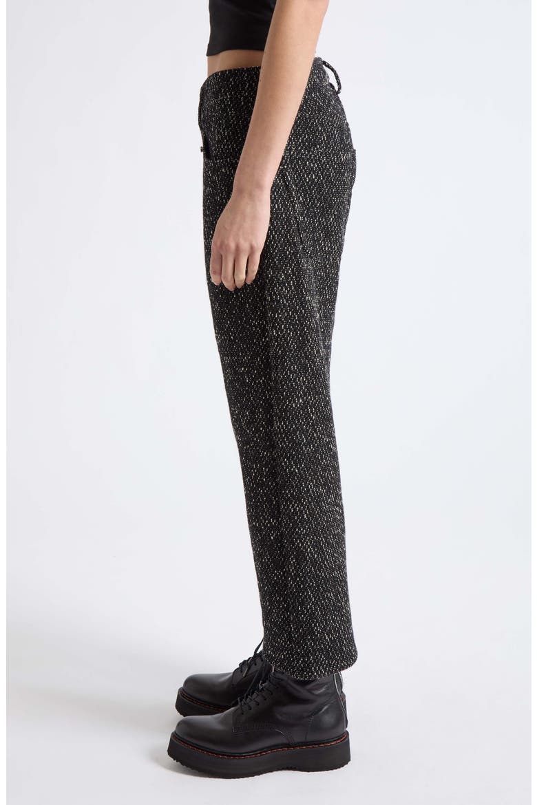 X-BF Marled Wool Blend Pants, Alternate, color, MARLED BLACK