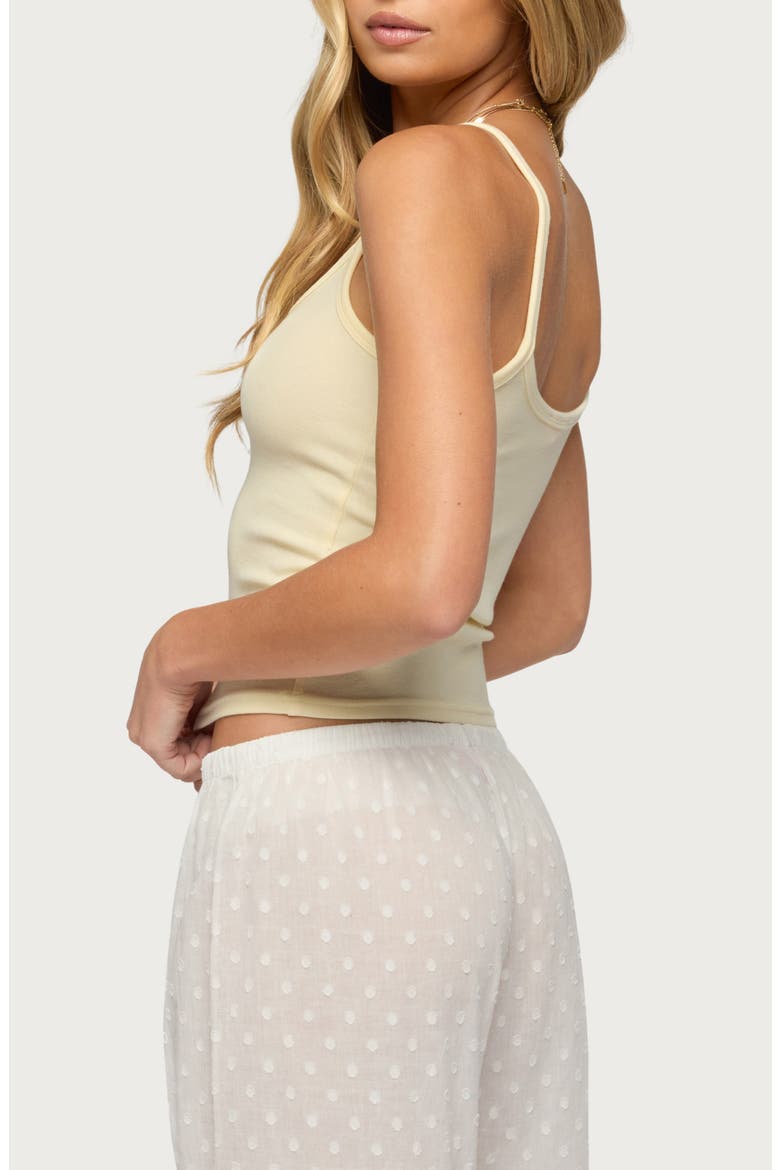 Aspyn Rib Camisole, Alternate, color, YELLOW