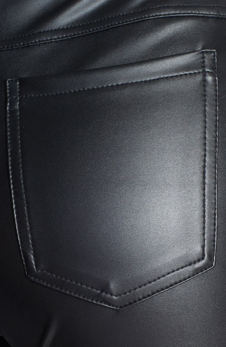 Hue 'Leatherette' Leggings, Alternate, color, 