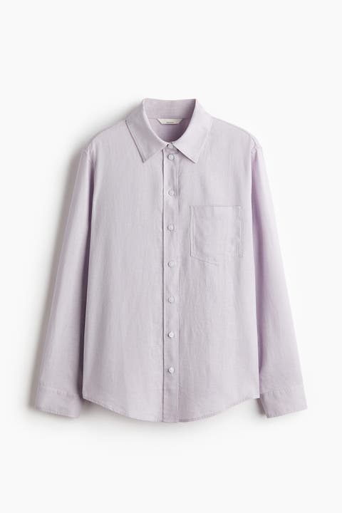 Linen-blend Shirt
