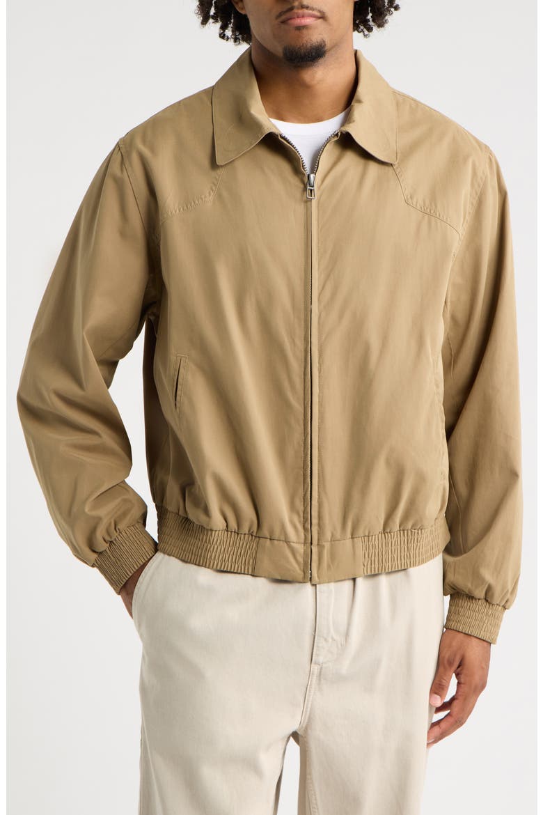 Harrington Zip Jacket, Alternate, color, TAN