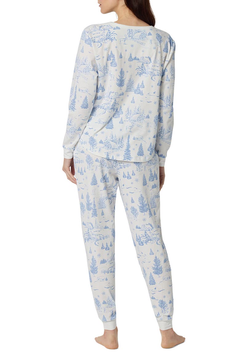 Pullover & Jogger Pajamas, Alternate, color, WINTER WONDERLAND