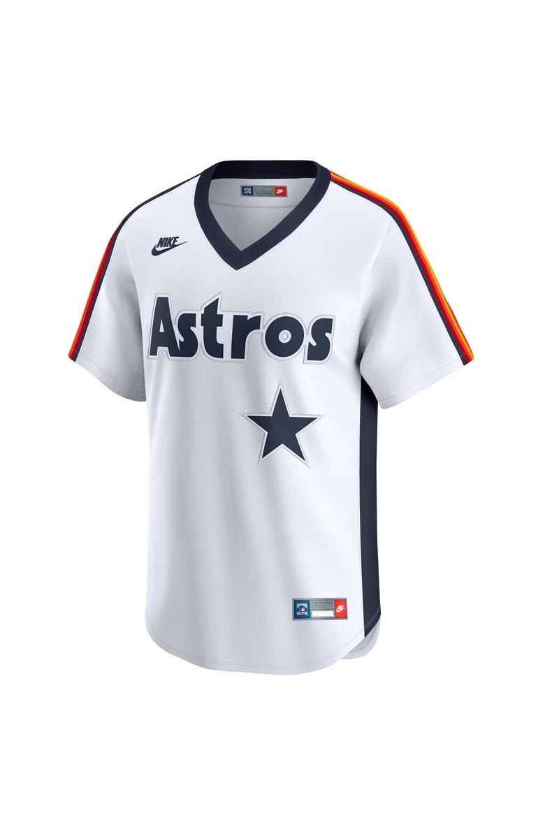 Nike Men's Nike Nolan Ryan White Houston Astros Throwback Cooperstown Collection Limited Jersey, Alternate, color, White