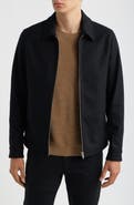 Theory Wyatt Wool Blend Bomber Jacket