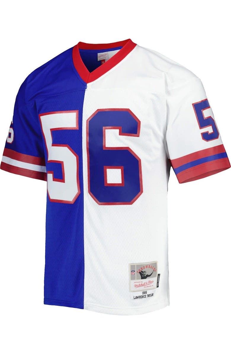 Mitchell & Ness Men's Mitchell & Ness Lawrence Taylor Royal/White New York Giants 1986 Split Legacy Replica Jersey, Alternate, color, Royal