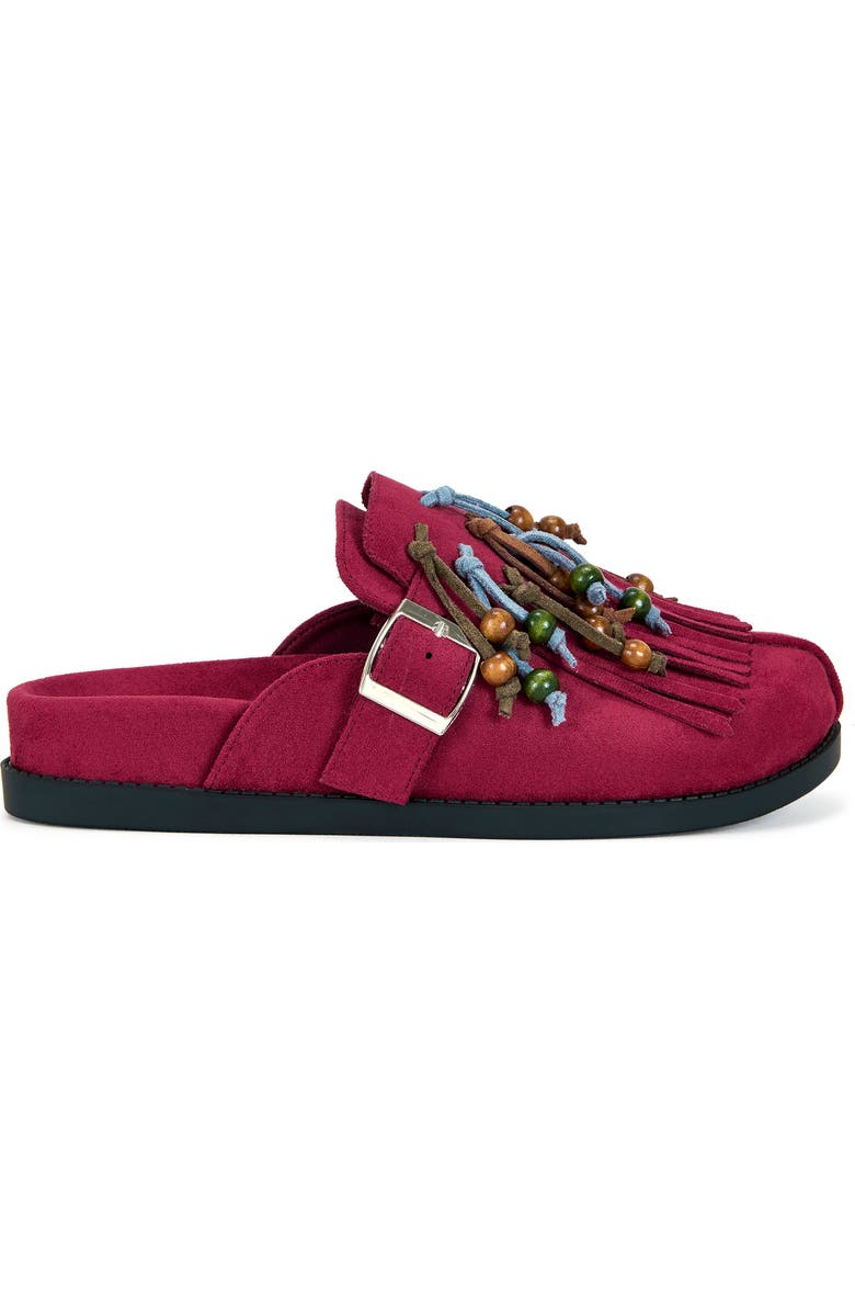 AZALEA WANG Abeille Clog, Alternate, color, Burgundy