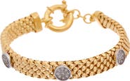 MESHMERISE Diamond Circle Chain Bracelet - 0.15ct.