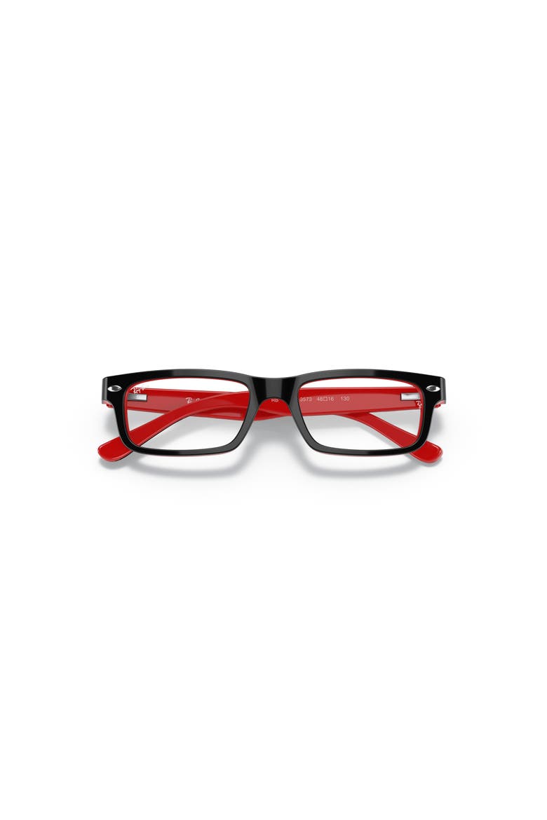 48mm Rectangle optical glasses, Alternate, color, Black