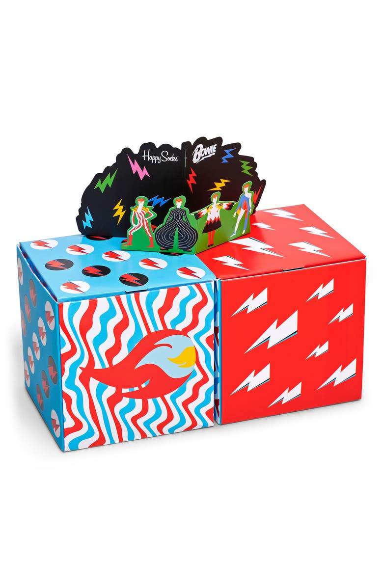 Happy Socks 6-Pack David Bowie Socks, Alternate, color, 