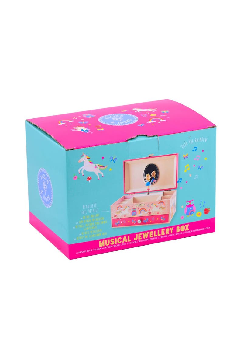 Floss & Rock Jewelry Box Woodland Plays Over Rainbow, Alternate, color, Rainbow Woodland