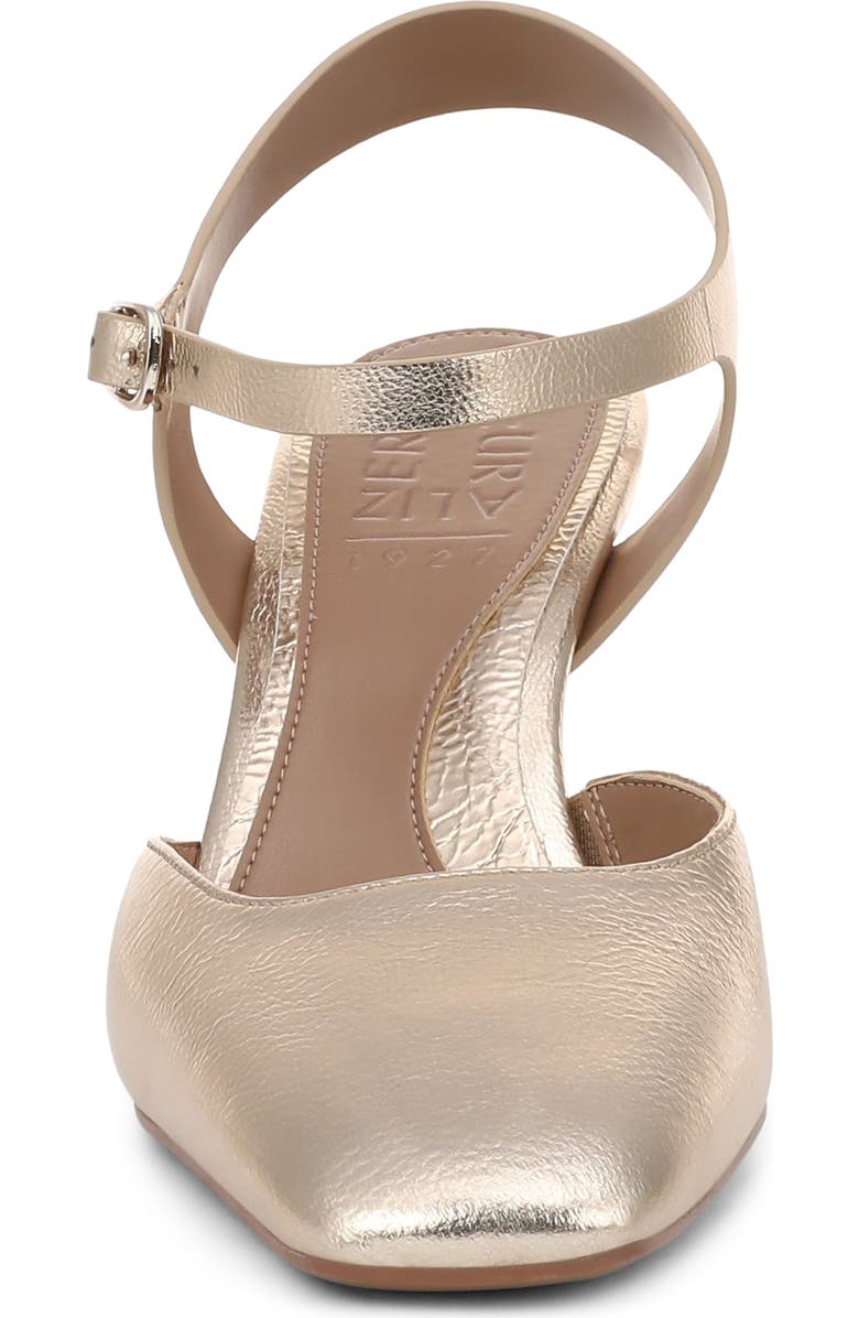 Naturalizer Frankie Ankle Strap Pump, Alternate, color, Light Champagne