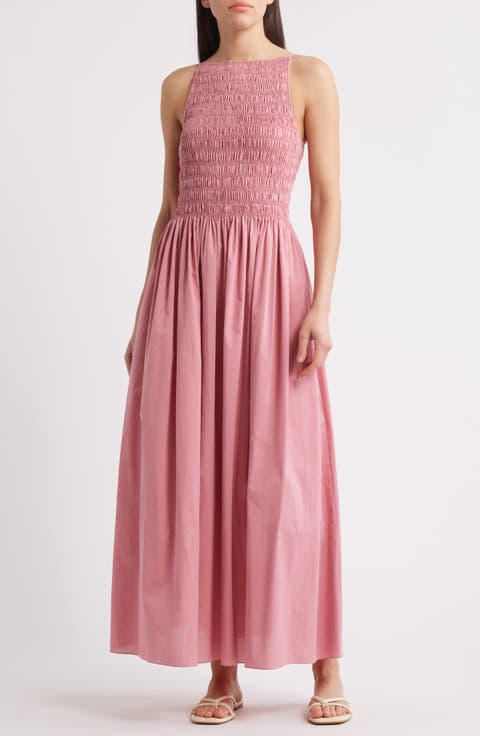 Laia Sleeveless Smocked Maxi Dress