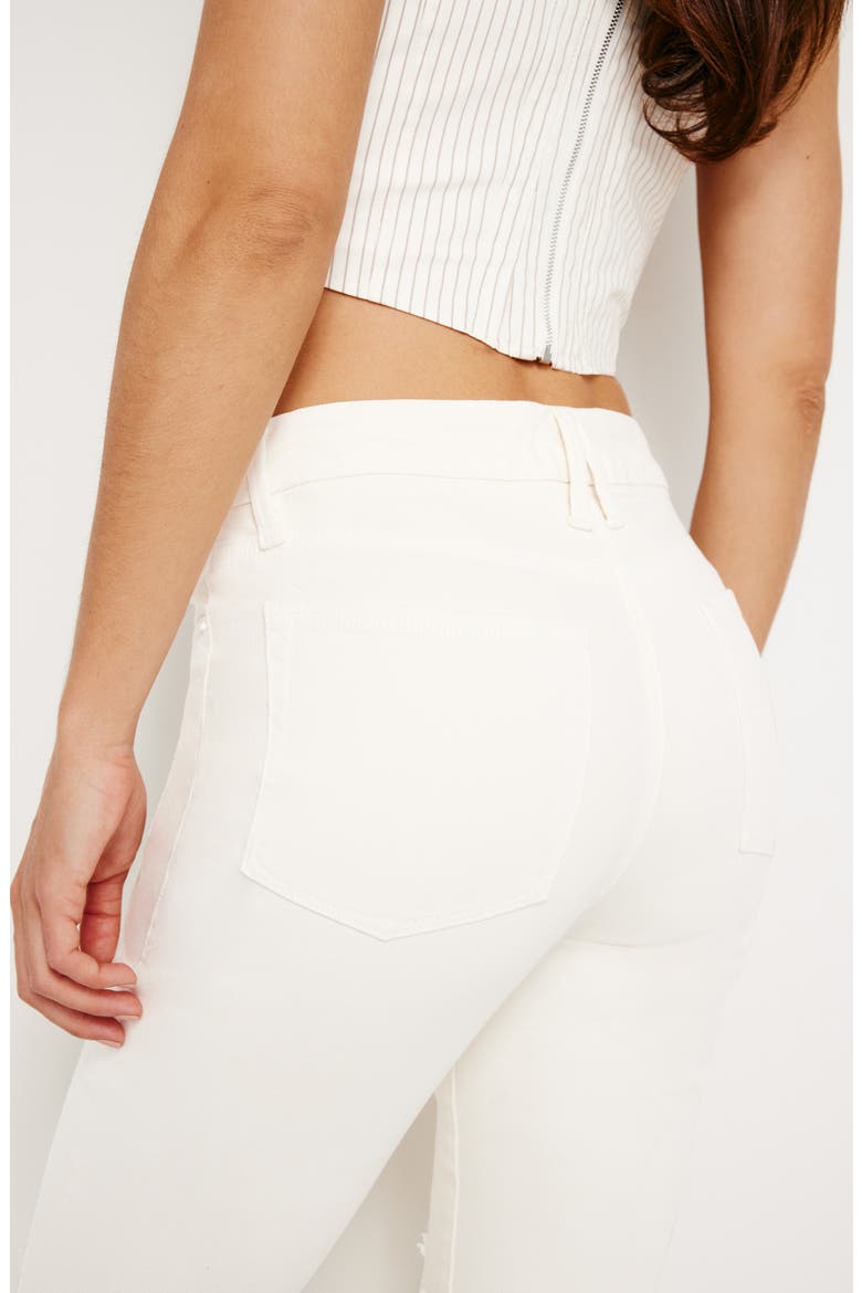 Good Classic Light Compression Bootcut Jeans, Alternate, color, CLOUD WHITE001