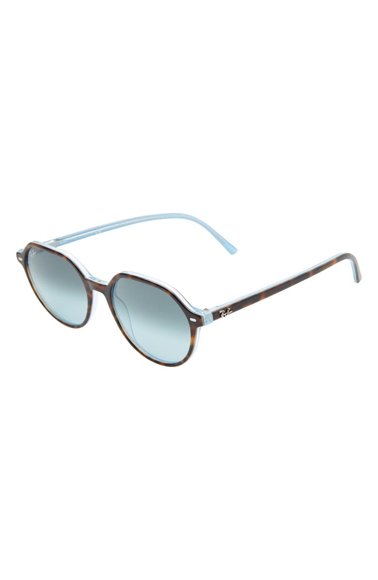 Ray-Ban Thalia 53mm Square Sunglasses, Alternate, color, Light Blue / Grad Blue-Grey