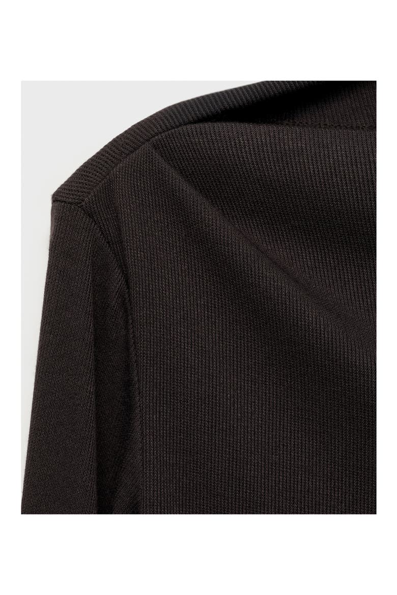 Boat Neck Long Sleeve T-Shirt, Alternate, color, CHOCOLATE