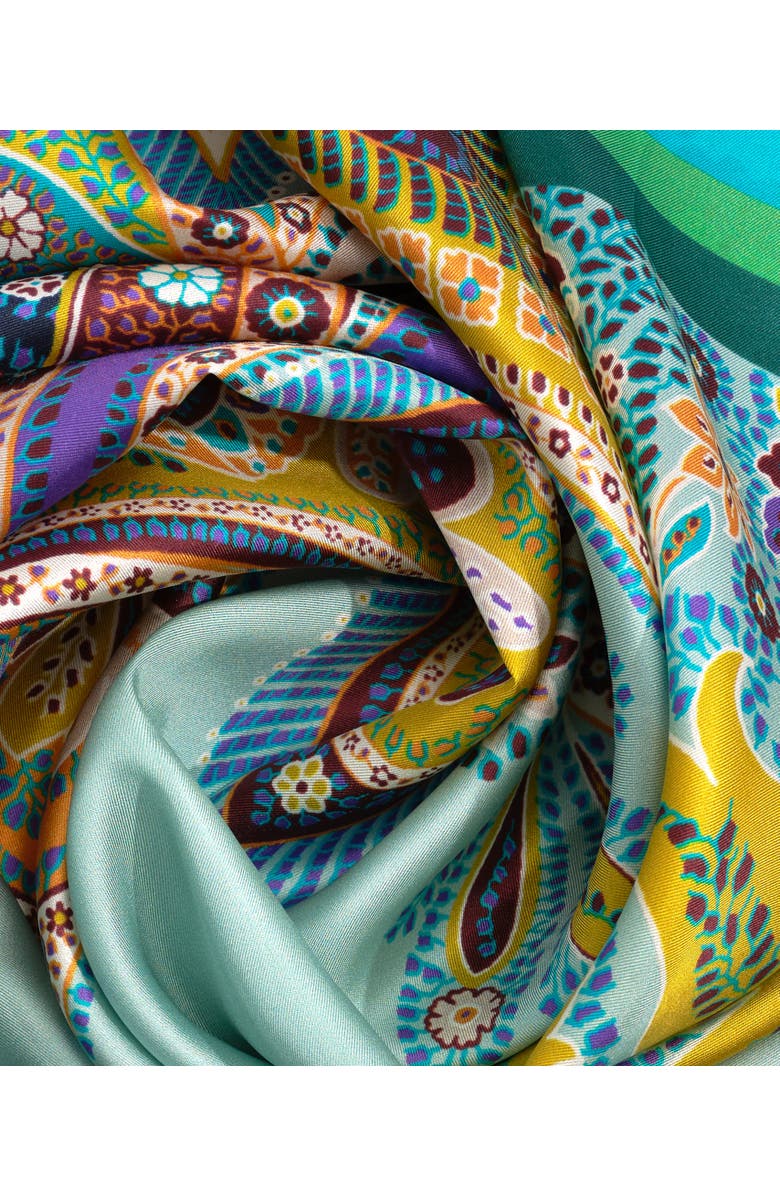 Echo Parlor Paisley Square, Alternate, color, Navy