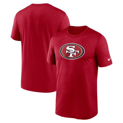 Men's Nike Scarlet San Francisco 49ers Primetime Legend Logo Performance T-Shirt