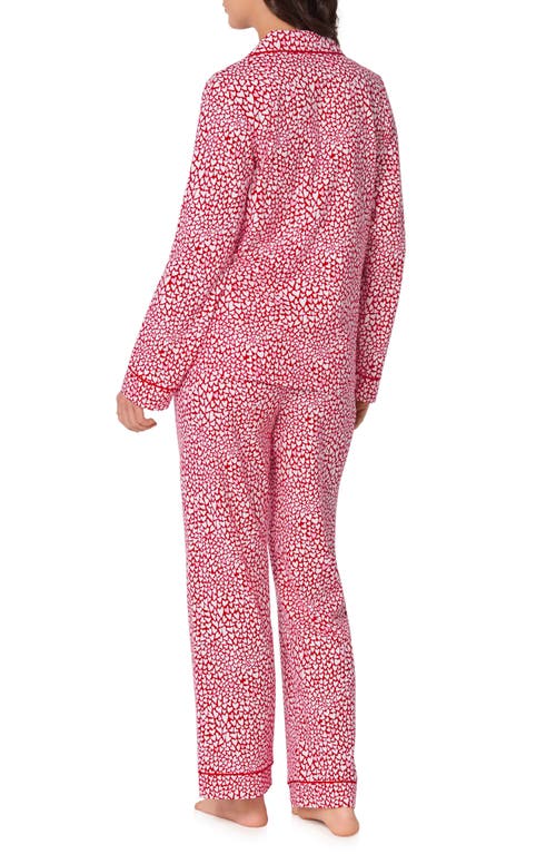 Bedhead Pajamas Print Stretch Organic Cotton Pajamas In Pink