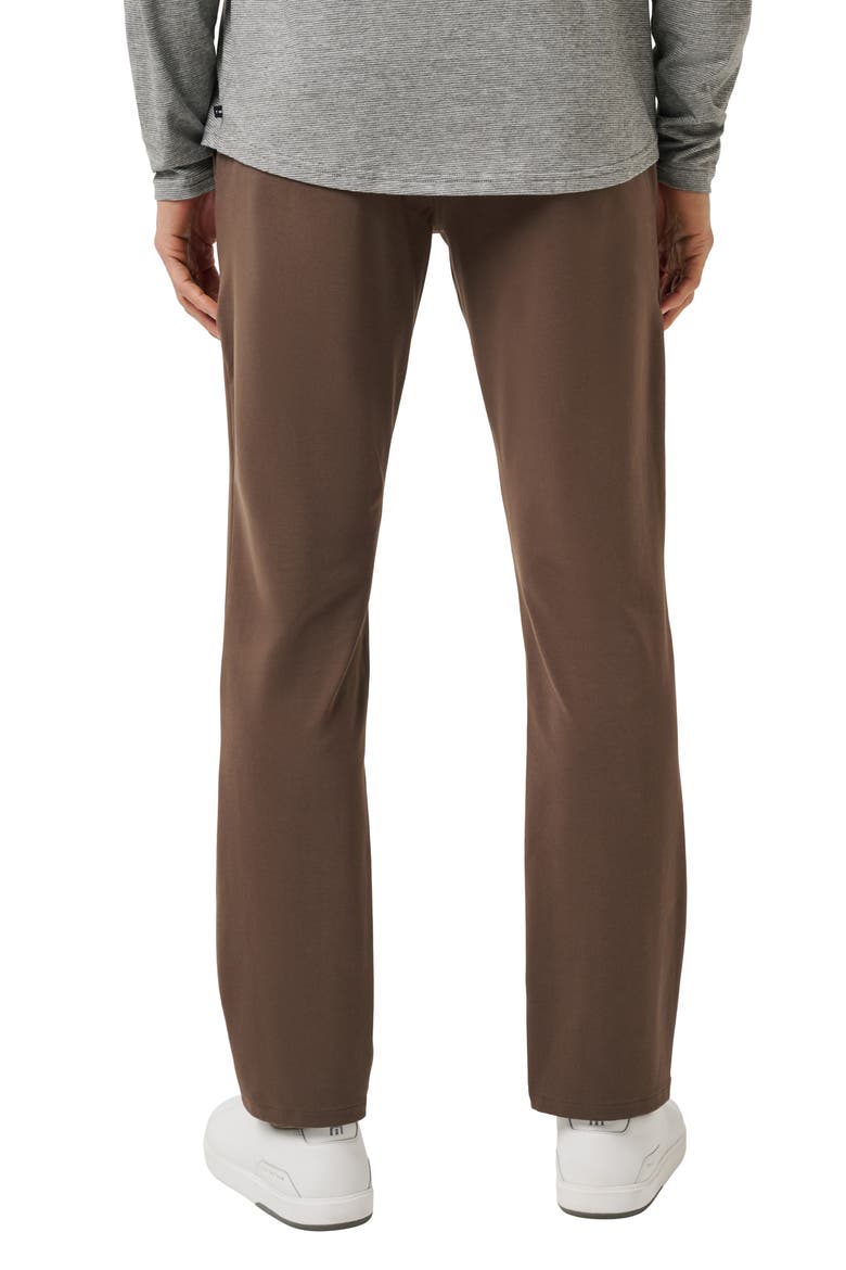 Legacy Stretchknit Flat Front Chinos, Alternate, color, CHOCOLATE BROWN