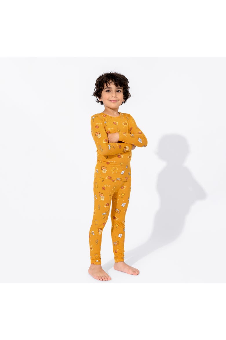 Kids' Basketball Set of 2 Piece Pajamas, Alternate, color, Basketball