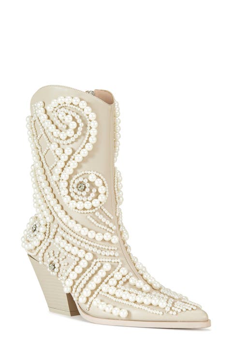 Belia Embellished Western Boot (Women)