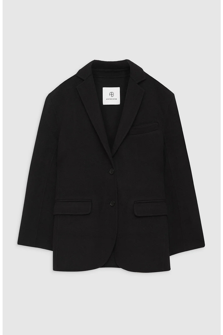 Quinn Cashmere Blend Blazer, Alternate, color, Black Cashmere Blend
