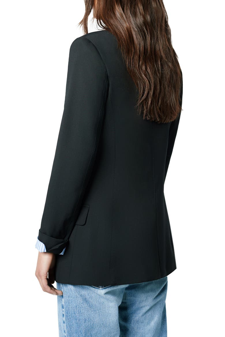 x Wear Cissa Wool Blazer, Alternate, color, BLACK