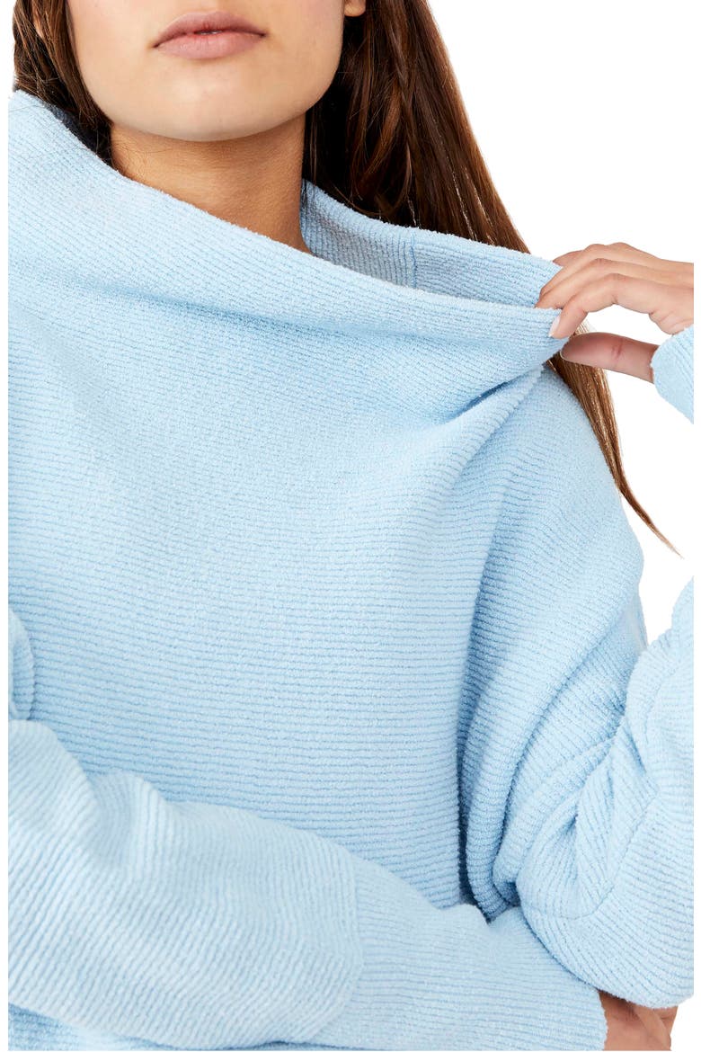 Ottoman Slouchy Tunic, Alternate, color, DREAM BLUE