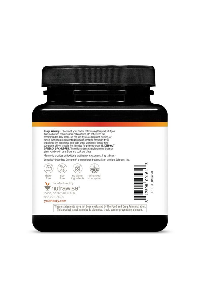 Total Body Turmeric Vegetarian Capsules 60 Count, Alternate, color, None
