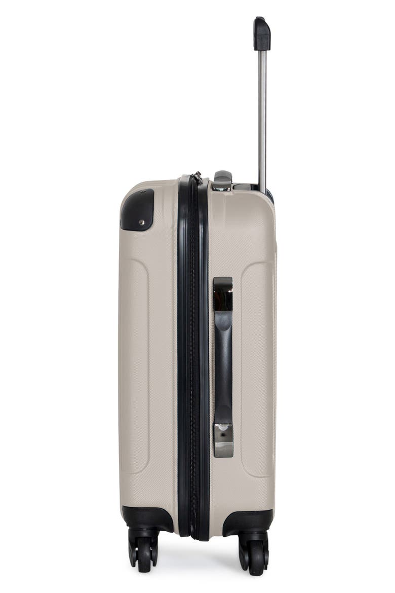 Out of Bounds 20-Inch Hardside Spinner Carry-On Suitcase, Alternate, color, MUSHROOM