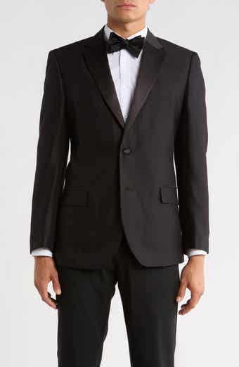Nautica Bridge Satin Notch Lapel Jacquard Dinner Jacket