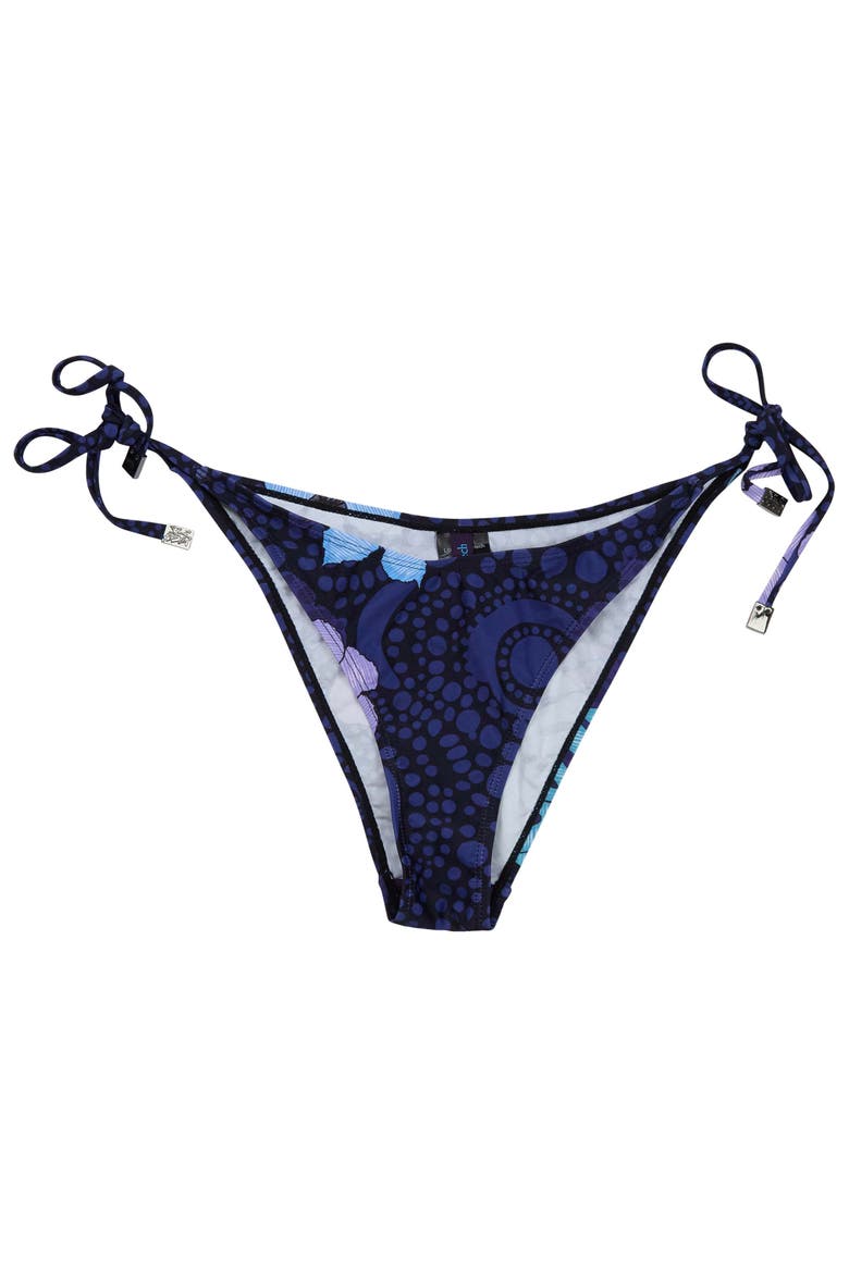 Tropical Fantasy Womens Bikini Bottom, Alternate, color, Tropical Fantasy Navy